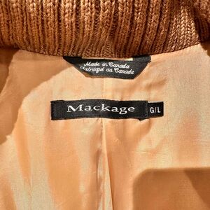 Mackage Beige Wool Blend Garment